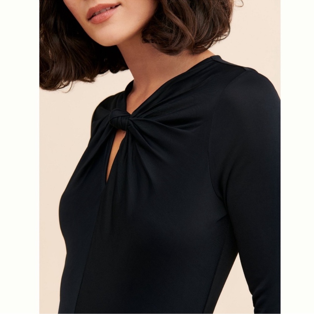 FARM Rio Twist-Front Cutout Bodysuit, NEW - Picture 3 of 10